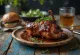 Savustettu BBQ-porsaanpotka rapealla nahalla
