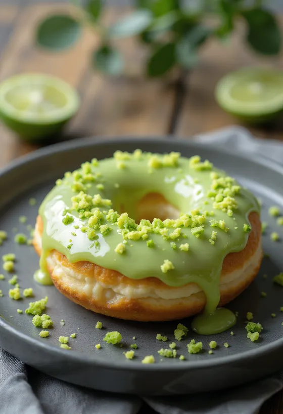 Key Lime -munkki tuoreena tarjoiltuna