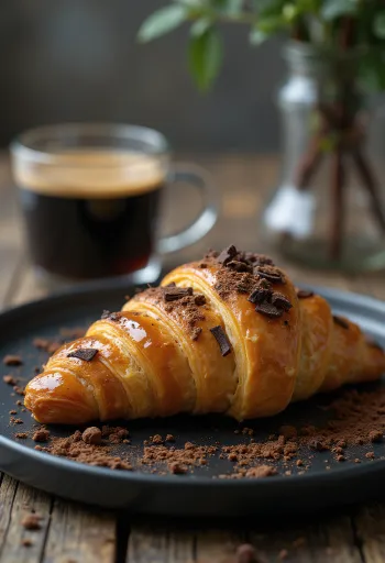 Vastapaistettu italialainen espressocroissant