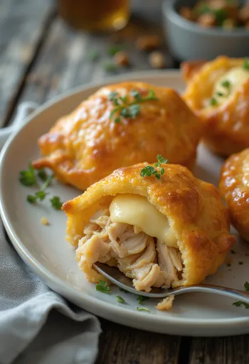 Coxinha Requeijão, brasilialainen ruoka täytetty rapealla maitorahkalla