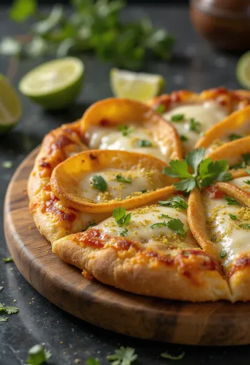 Pizza Costarricense tarjoiltuna