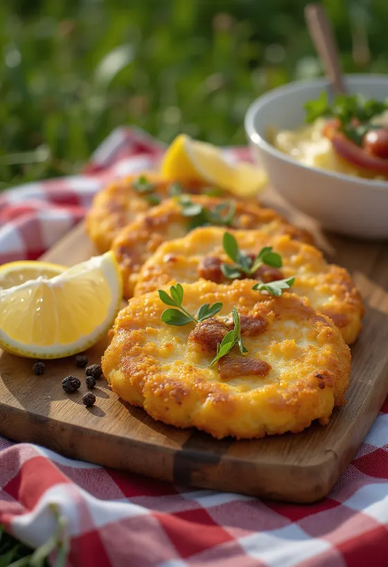Vegaaninen saganaki, tofulla ja persiljalla