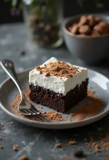 Suklainen vaahtoleivos tarjoiltuna