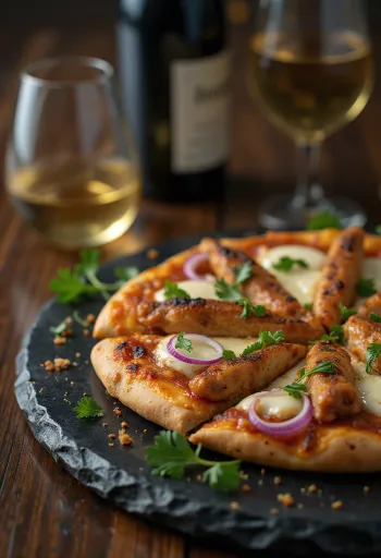 Pizza Ethiopian Style tarjoiltuna